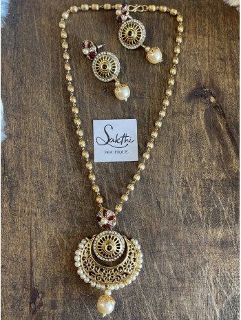 Kundan Gold Aaram Necklace