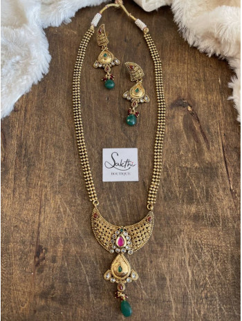 Gold Aaram Necklace