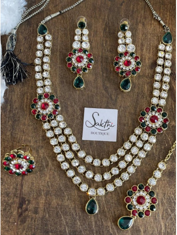 Kundan Gold Aaram Necklace