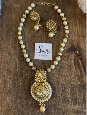 Gold Aaram Necklace