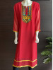Kurti Tops - Red Kurti Tops - Red